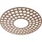 Ekena Millwork Fink Wood Fretwork Pierced Ceiling Medallion, Walnut, 36"OD x 13 1/8"ID x 3/8"T CMWP36X36X0375FFWA - alternate 2